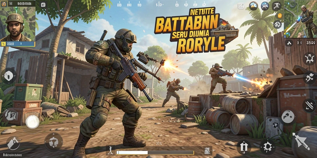 Tampilan menarik dari gameplay seru di 55RP.