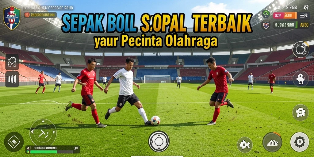 Gameplay seru dan mendebarkan dalam permainan football 8768.