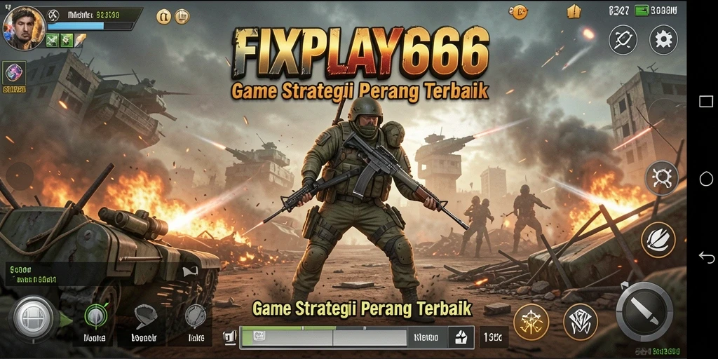 Tangkapan layar menunjukkan aksi strategi epik di FIXPLAY666.