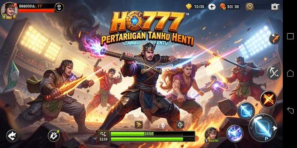 Tampilan seru dari gameplay HO777 yang memukau.
