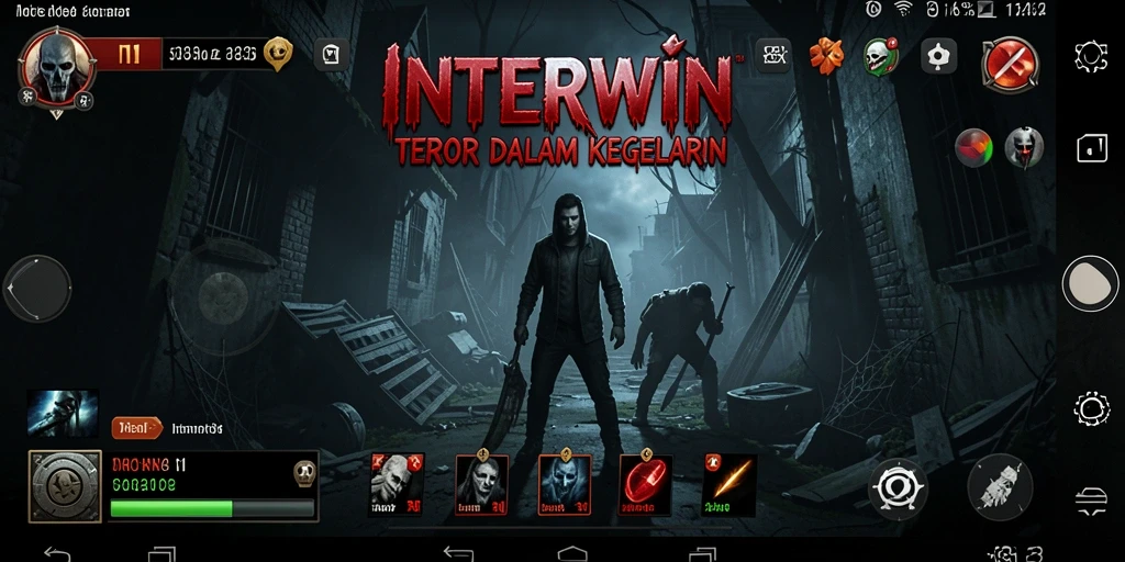 Screenshot INTERWIN menampilkan momen menegangkan dalam game Horror.