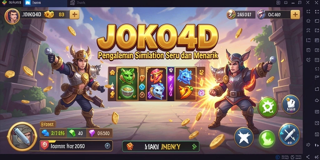 Tampilan seru gameplay dari JOKO4D, penuh tantangan.