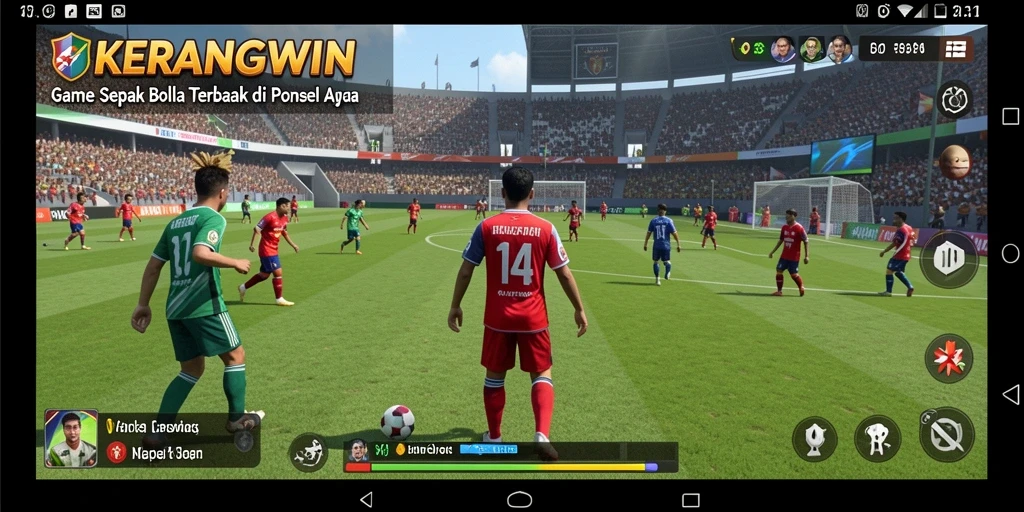 Tampilan gameplay KERANGWIN yang menarik saat pertandingan berlangsung.