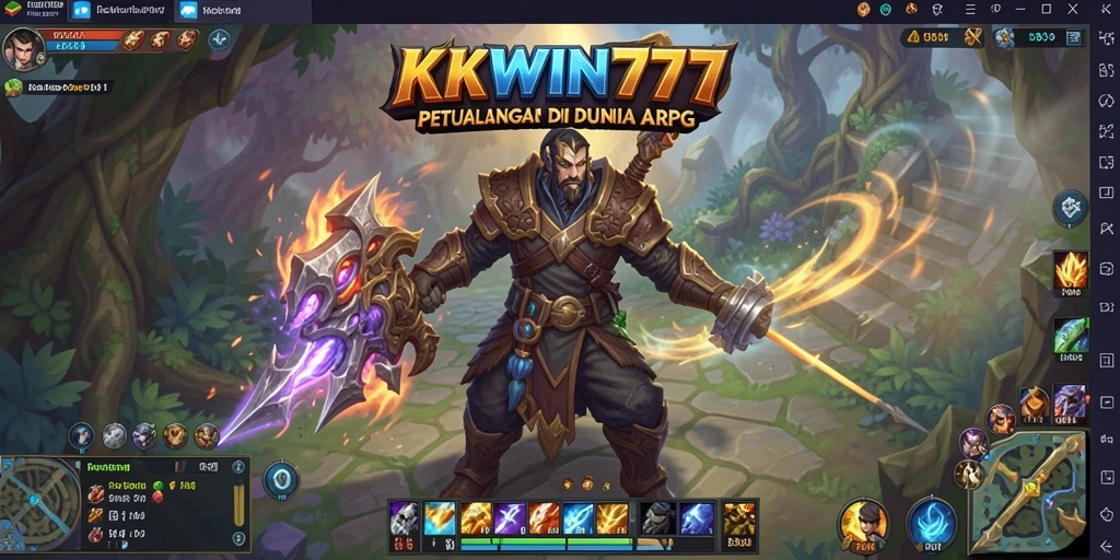 Tampilan gameplay menarik dari KKWIN777 di dunia ARPG.