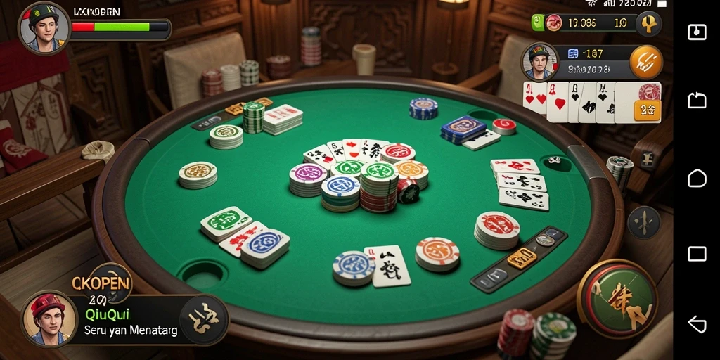 Screenshot gameplay QiuQiu LKOPEN yang seru dan menarik.
