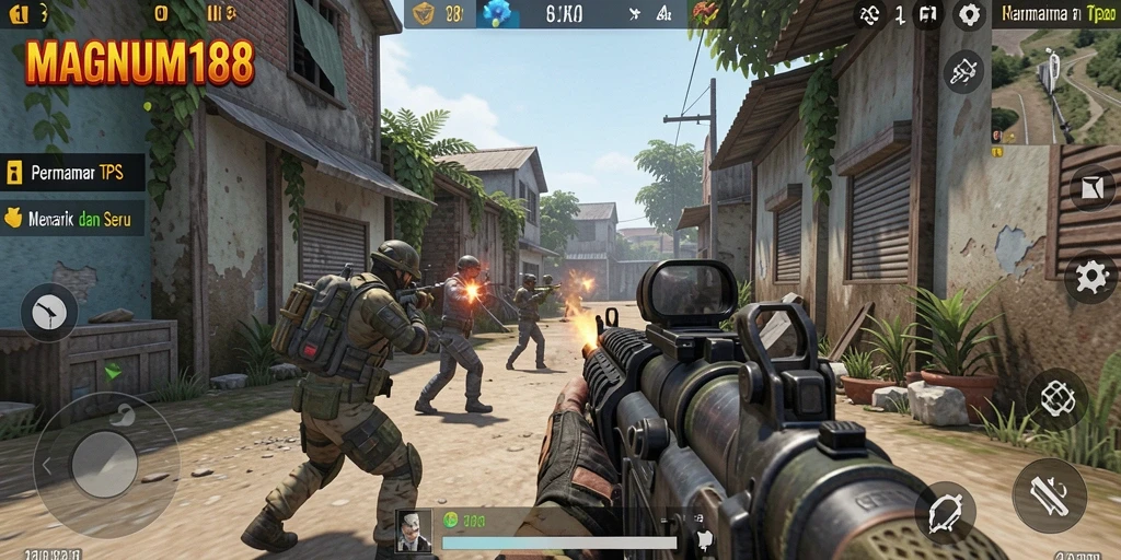 Tampilan gameplay MAGNUM188 yang seru dan mendebarkan.