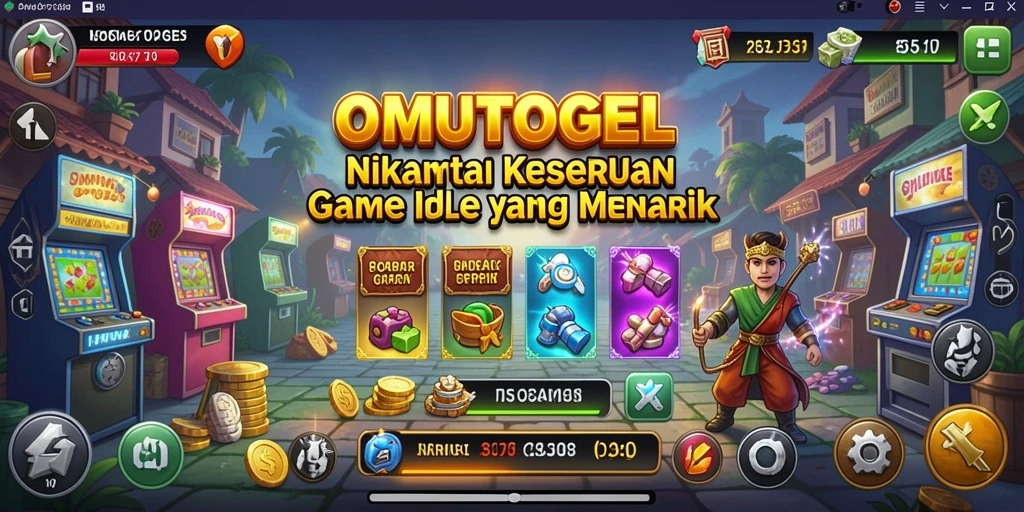 Tampilan gameplay OMUTOGEL yang menarik dan interaktif.