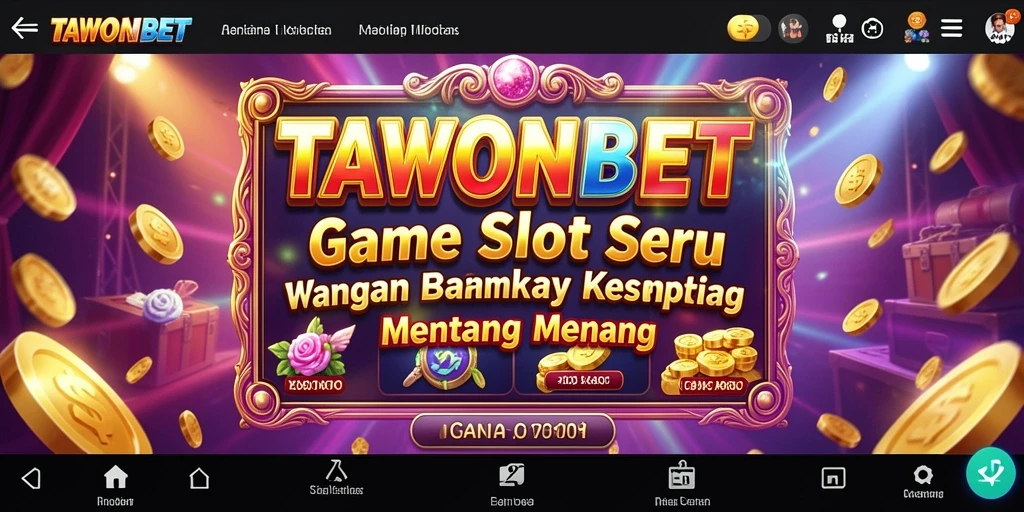 Tampilan gameplay seru dalam permainan Slot TAWONBET.